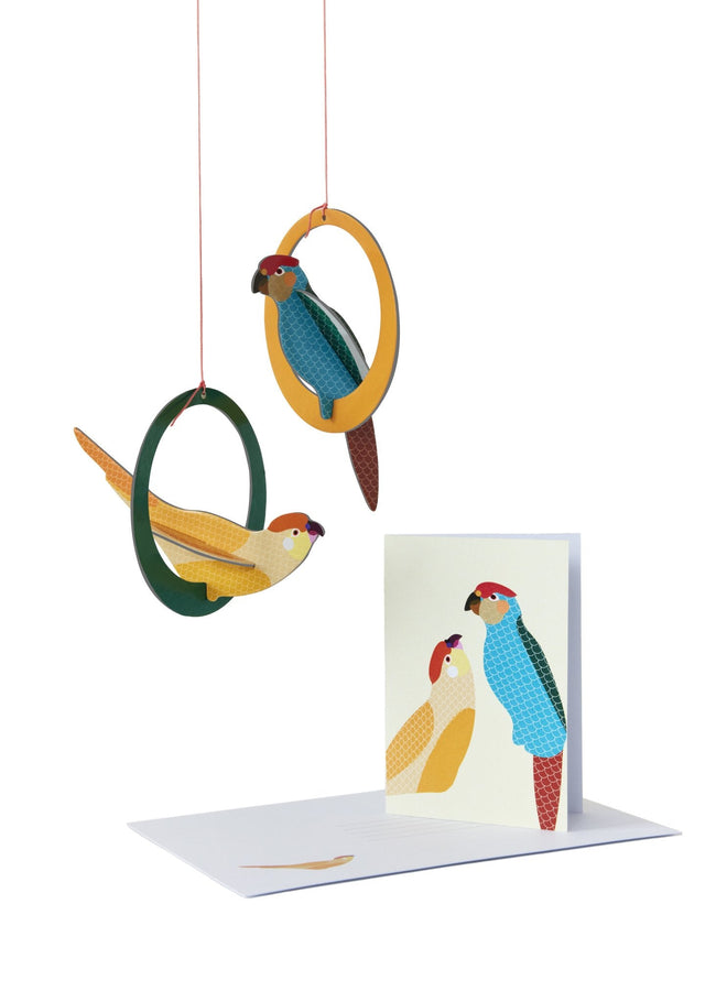 Parakitter - Pop Ud Kort - Studio ROOF - NaturHandel.dk