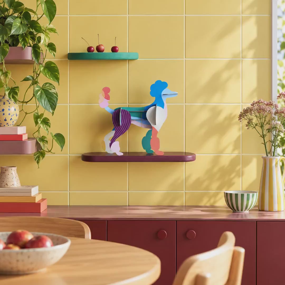 Indlæs video: Missis Fluffy – 3D-figur fra Studio ROOF - Udgår