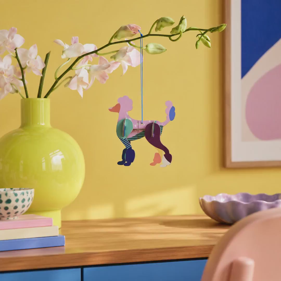 Indlæs video: Puddel – Lucky Charm-ophæng fra Studio ROOF