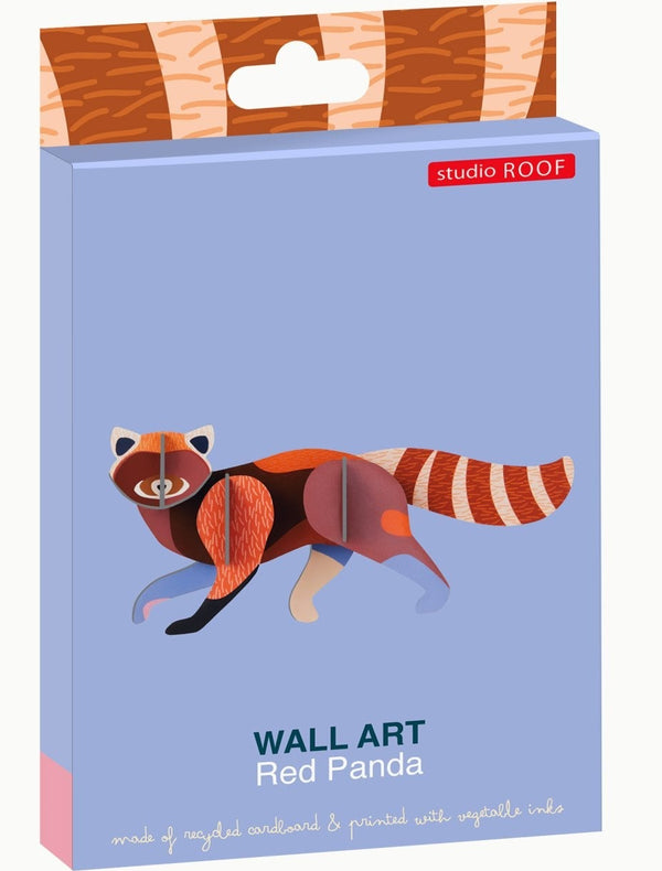 Rød Panda Wall Art - Studio ROOF - NaturHandel.dk