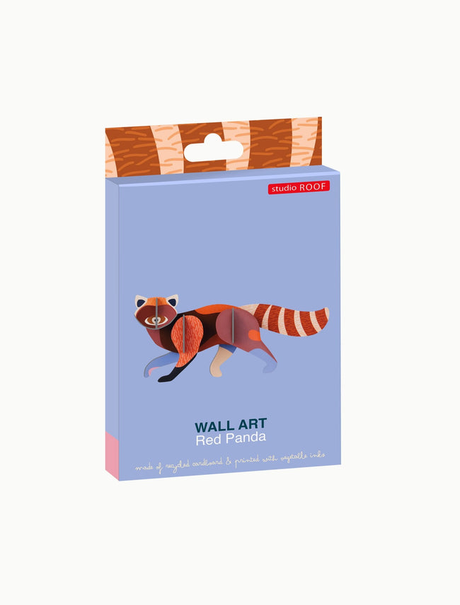Rød Panda Wall Art - Studio ROOF - NaturHandel.dk