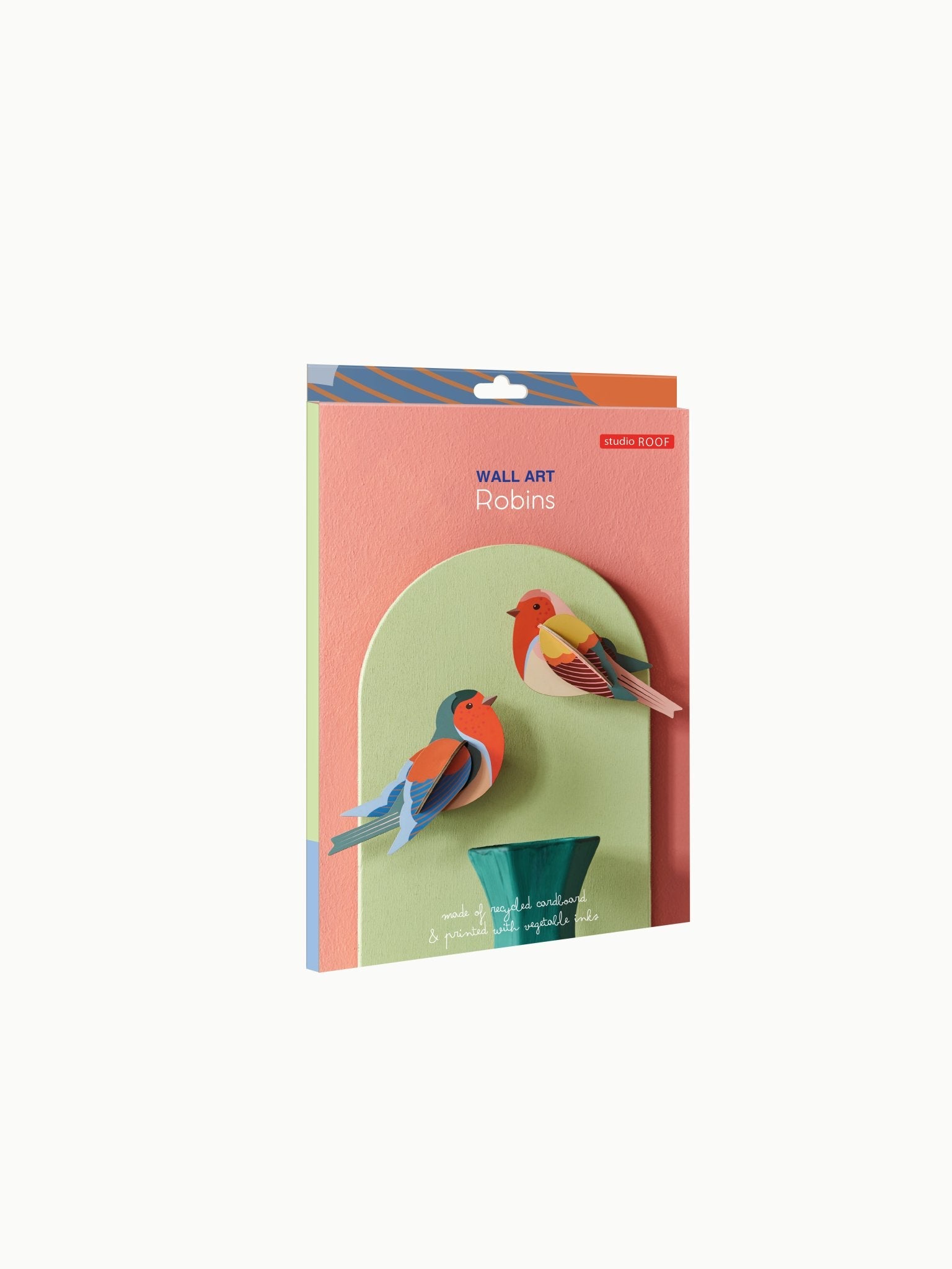 Rødhalse Wall Art - Studio ROOF - NaturHandel.dk