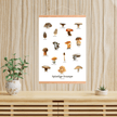 Spiselige Svampe Plakat - NaturHandel.dk