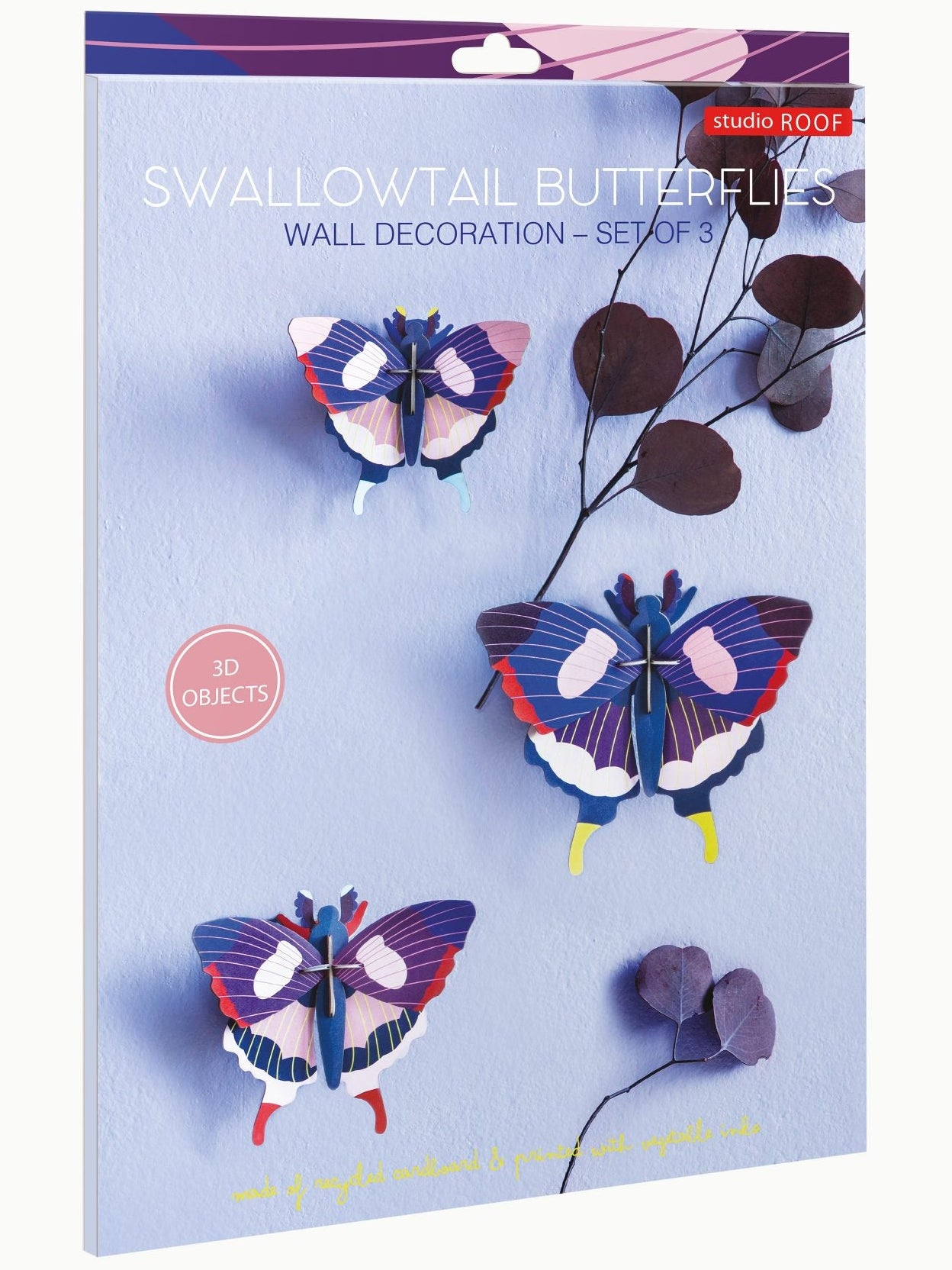 Swallowtail Butterflies - Sæt m. 3 stk. - Studio ROOF