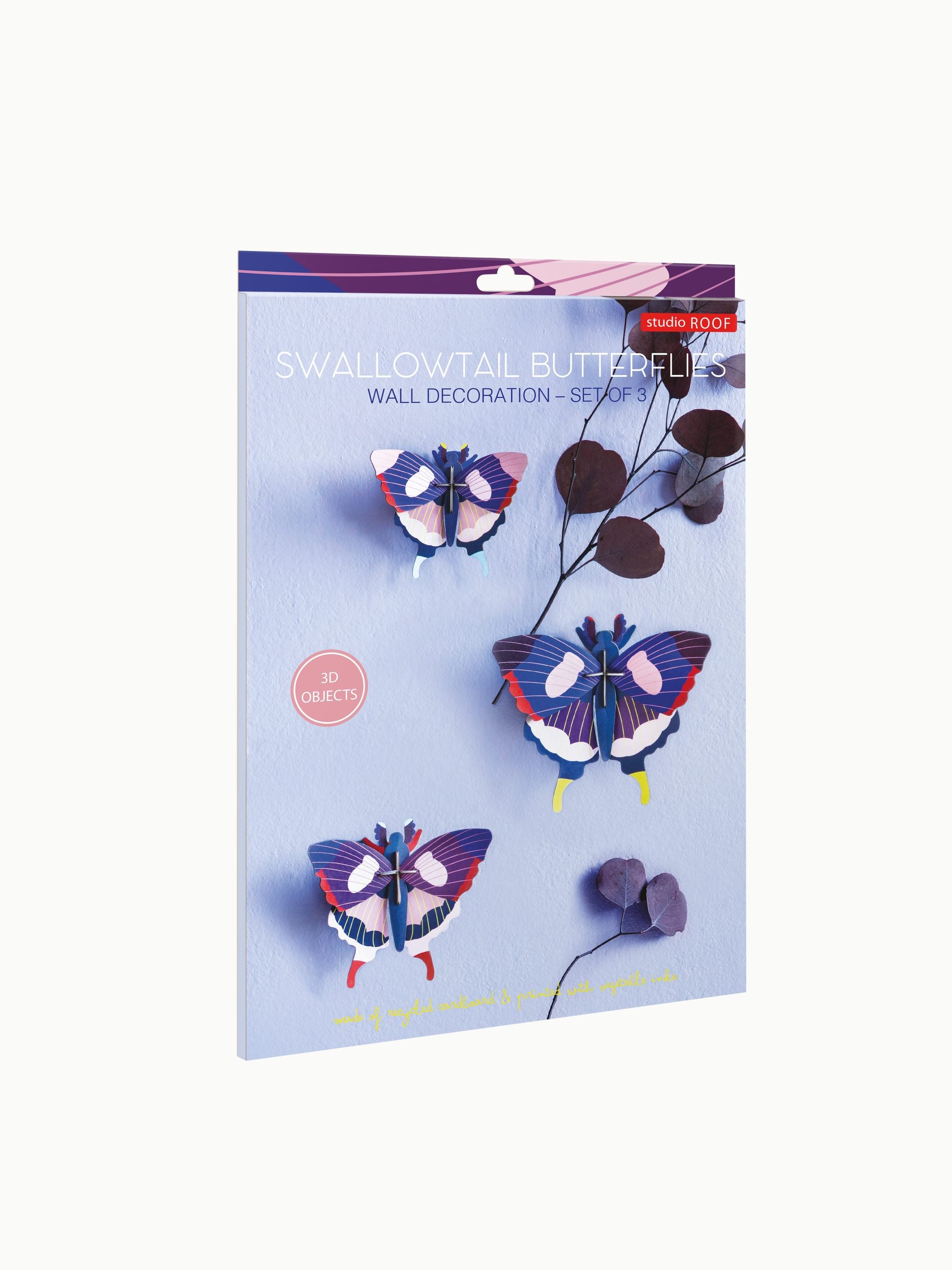Swallowtail Butterflies - Sæt m. 3 stk. - Studio ROOF