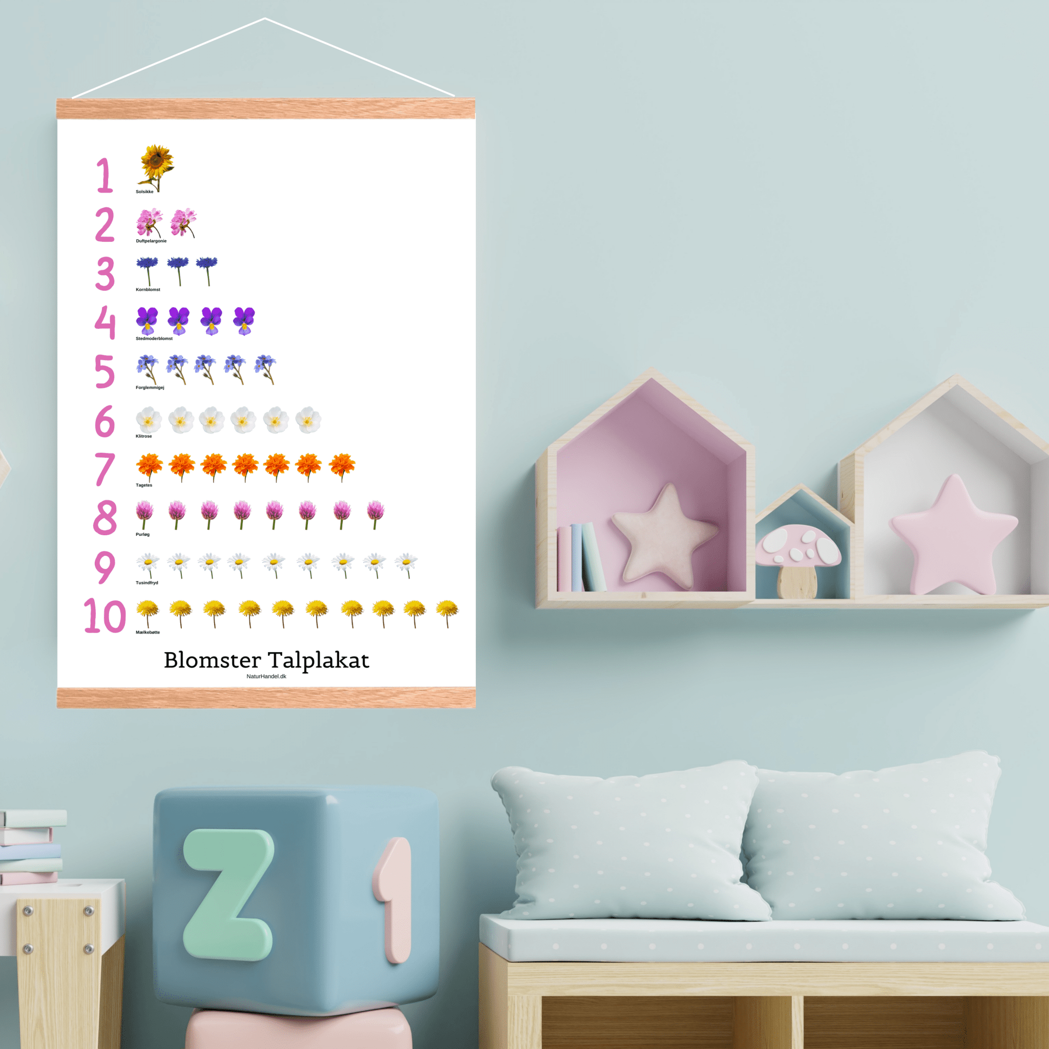 TalPlakat - Blomster - NaturHandel.dk