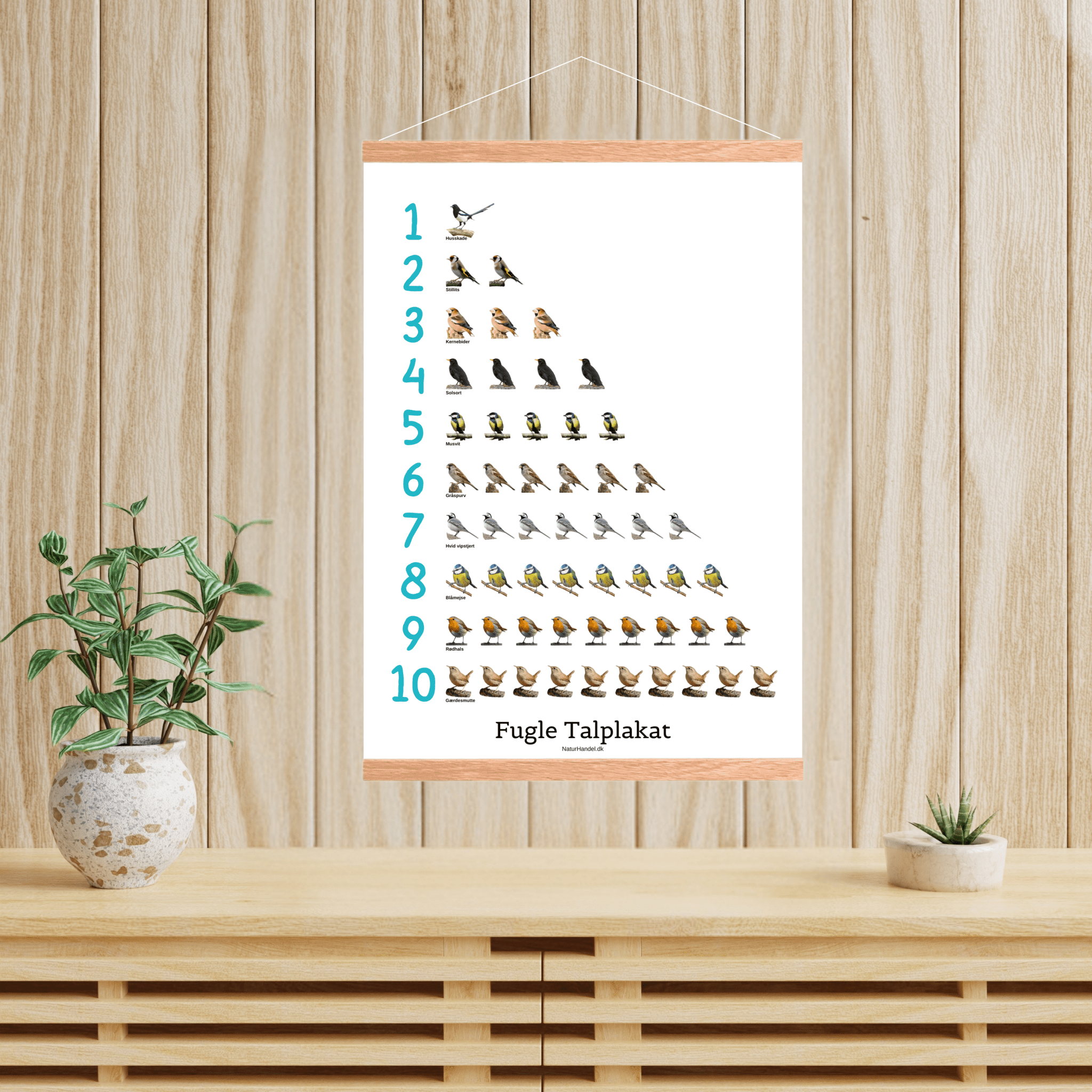 TalPlakat - Havens Fugle - NaturHandel.dk