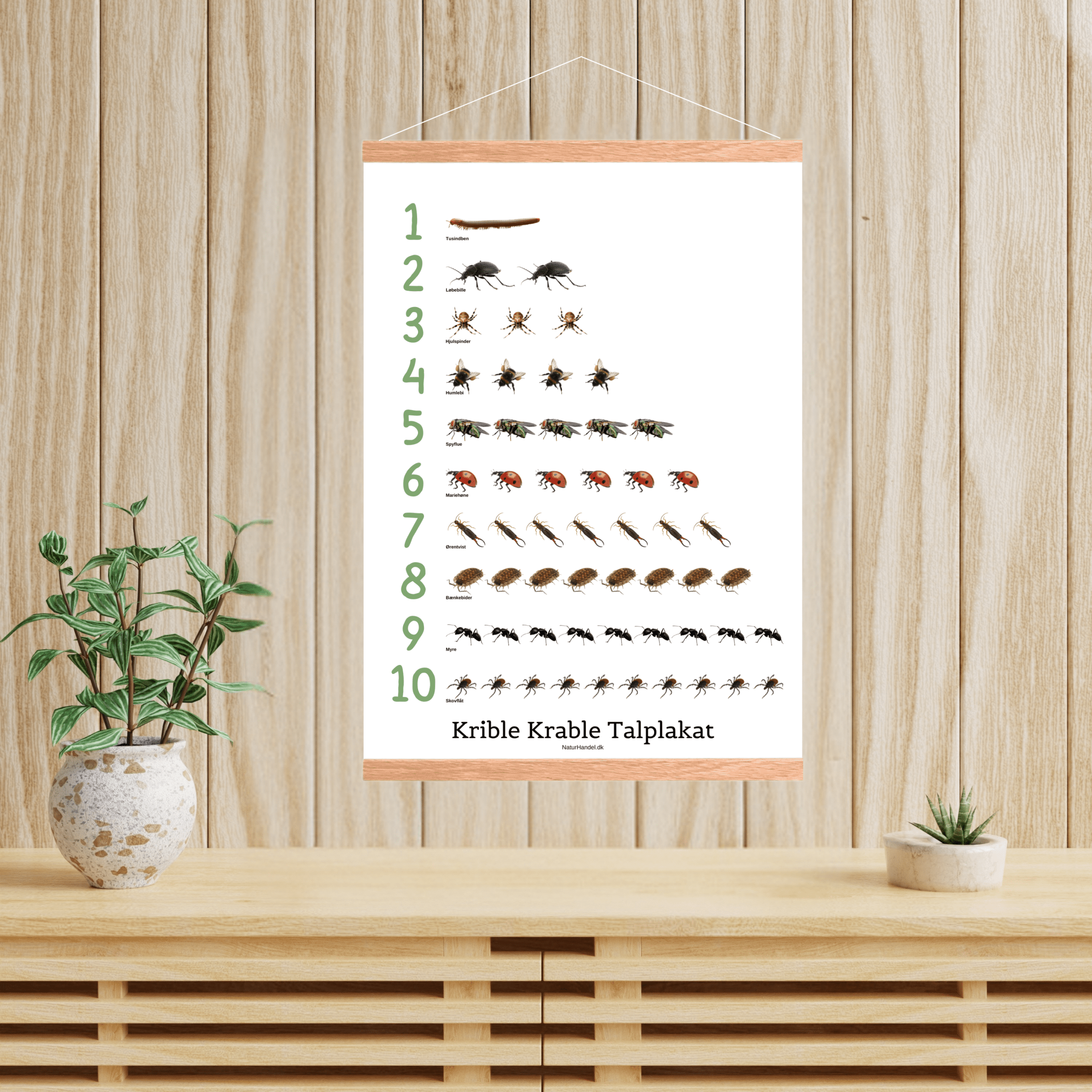 TalPlakat - Krible Krable - NaturHandel.dk