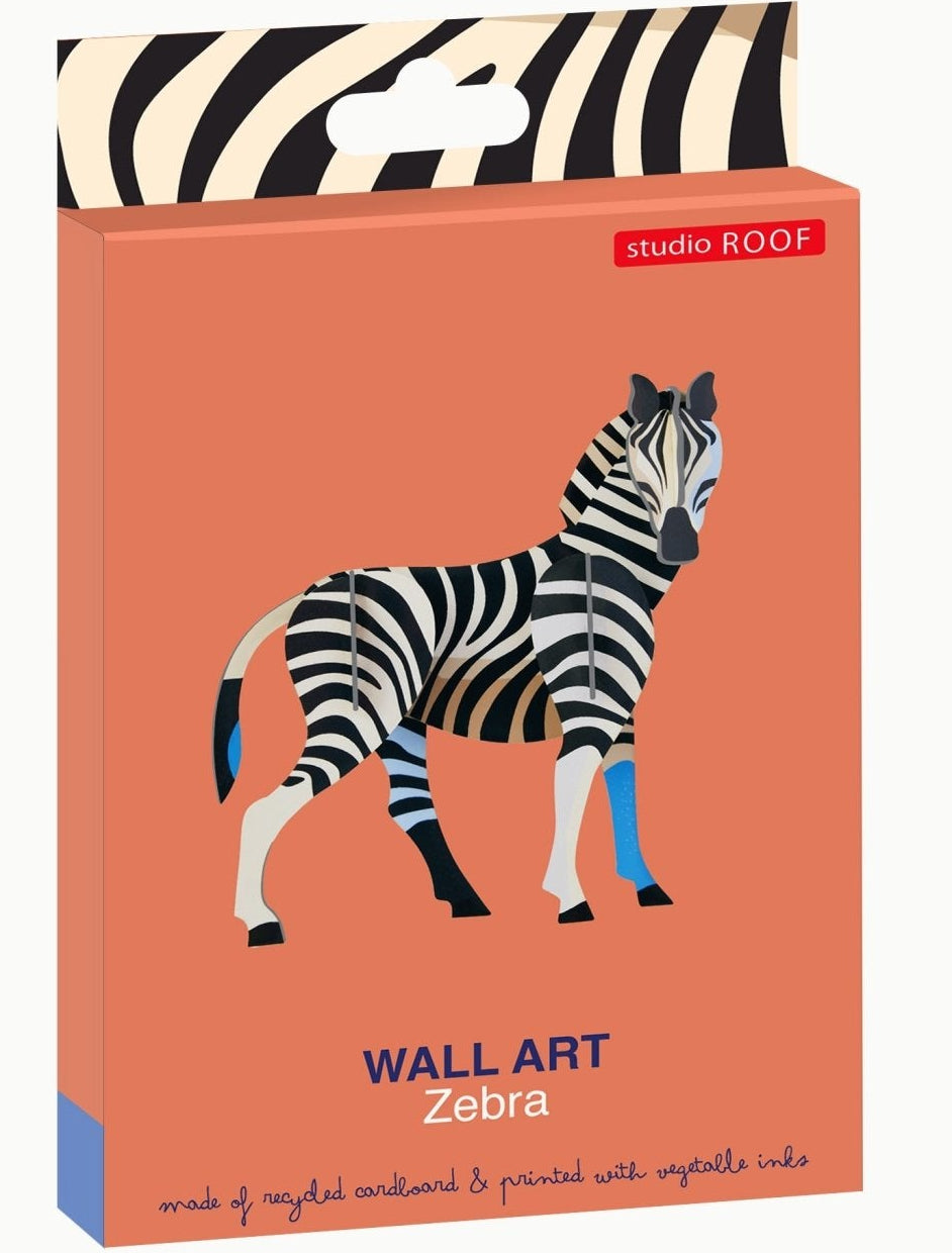 Zebra Wall Art - Studio ROOF - NaturHandel.dk